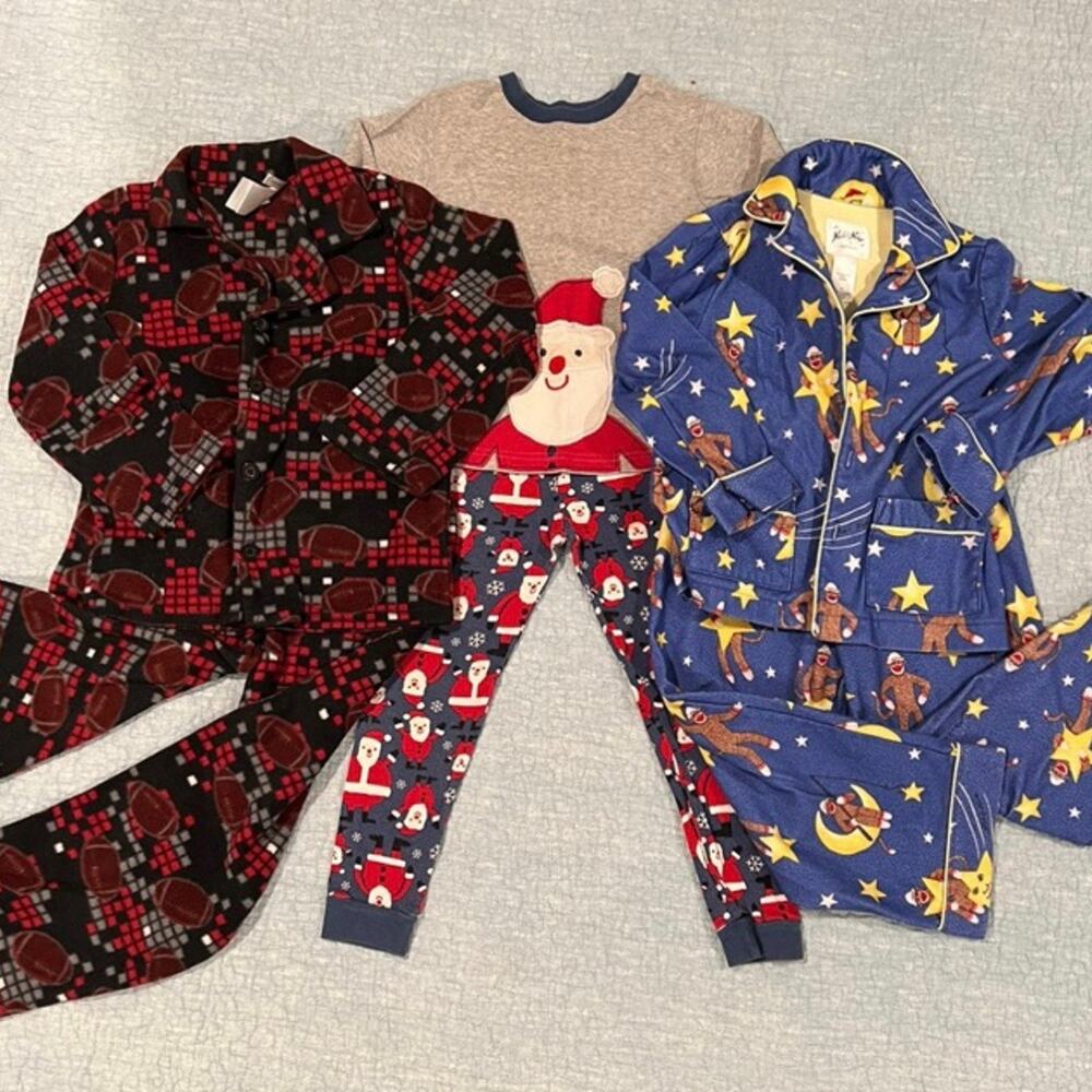 Boys Size 4T Winter Pajama Bundle